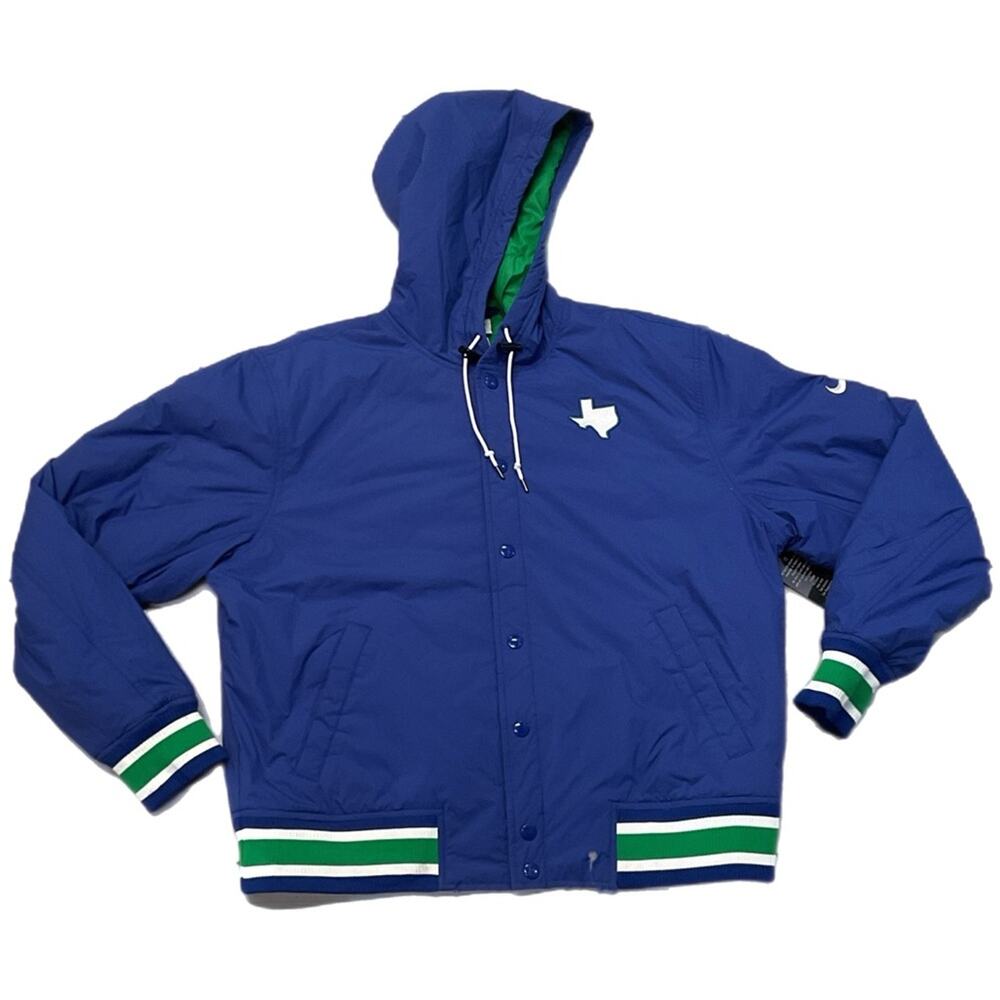 NBA Nike Dallas Mavericks Button Down Puffer Jacket
